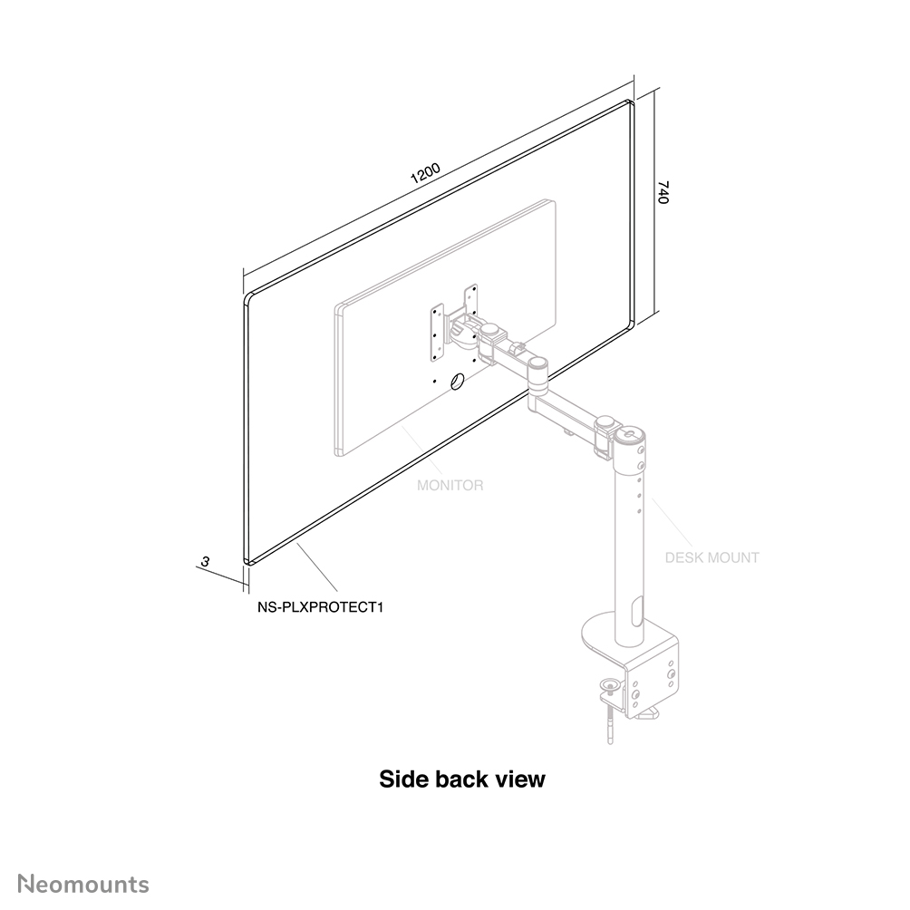 Neomounts safety screen